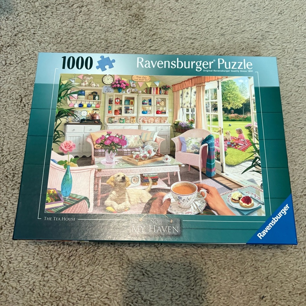 Ravensburger 1,000 piece puzzle - my haven